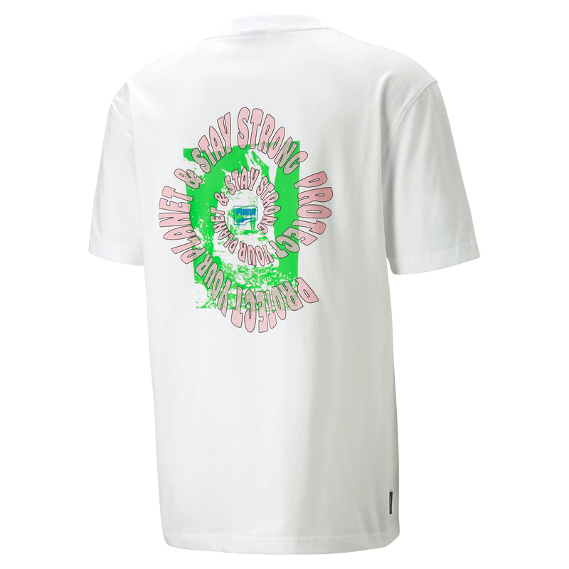 DOWNTOWN Graphic Tee PUMA White-Adriatic