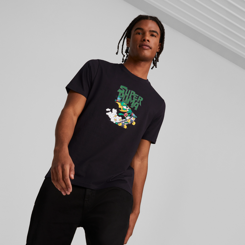 CLASSICS SUPER PUMA Graphic Tee PUMA Bla