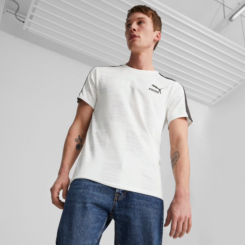 T7 SPORT AOP Tee PUMA White-AOP