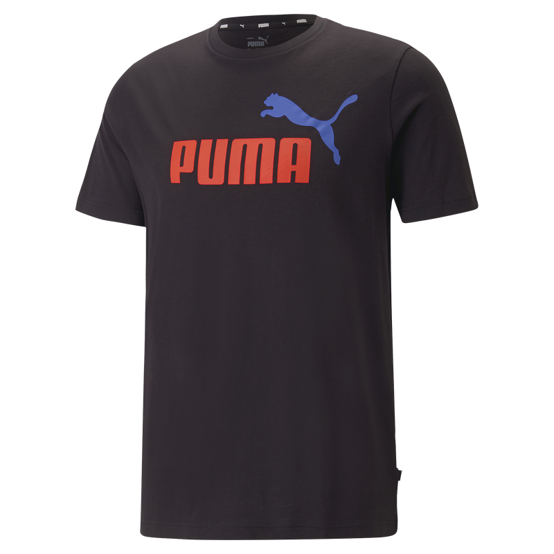 ESS+ 2 Col Logo Tee M PUMA Black-Warm Ea