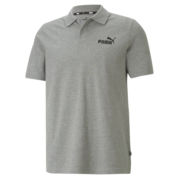 ESS Pique Polo M Medium Gray Heather