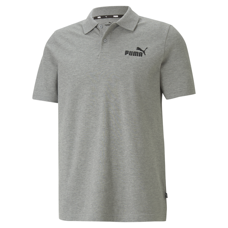 ESS Pique Polo M Medium Gray Heather