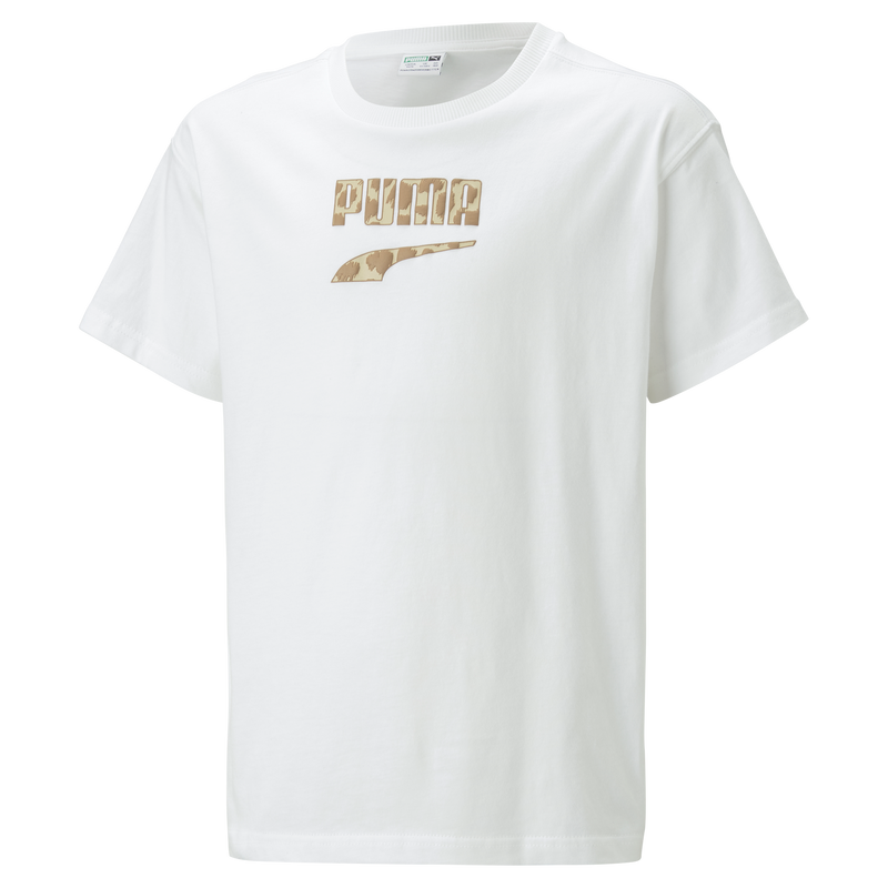 DOWNTOWN Logo Tee KIDS PUMA White