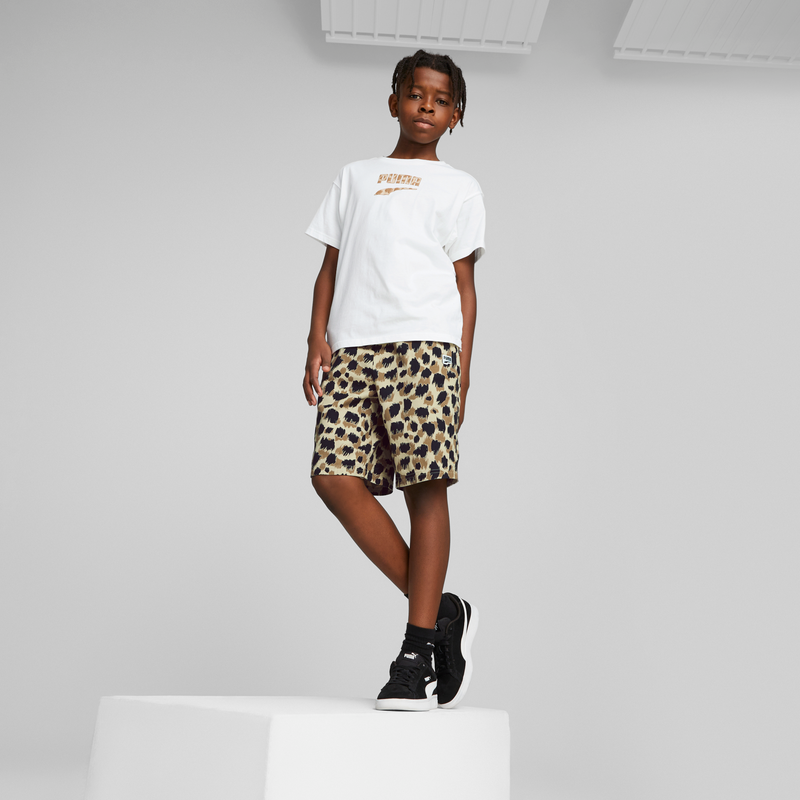 DOWNTOWN Logo Tee KIDS PUMA White