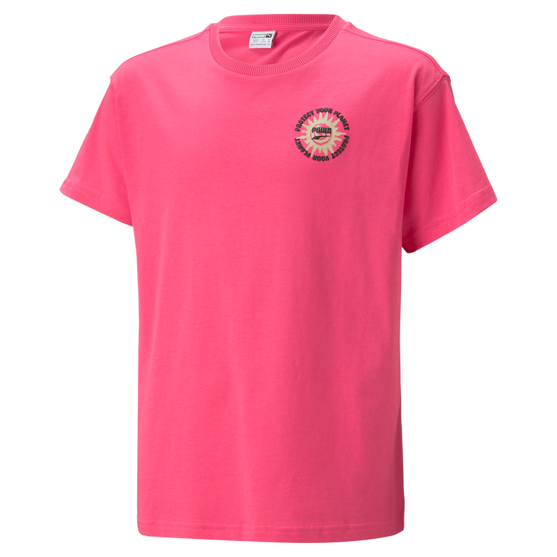 DOWNTOWN Graphic Tee KIDS Glowing Pink