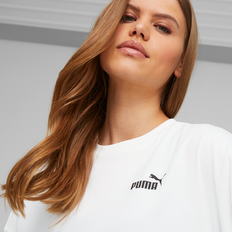 PUMA POWER Colorblock Tee PUMA White