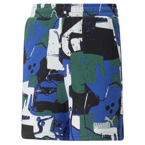 ESS+ STREET ART AOP Shorts B PUMA White