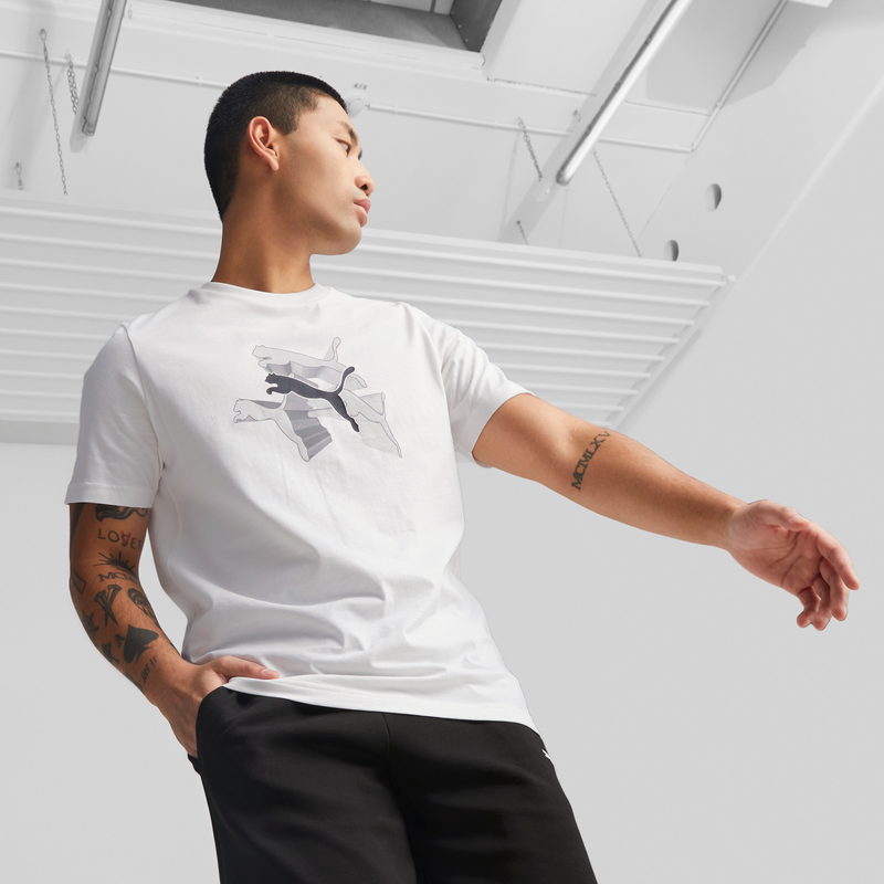 GRAPHICS Reflective Tee M PUMA White