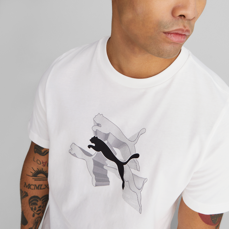 GRAPHICS Reflective Tee M PUMA White