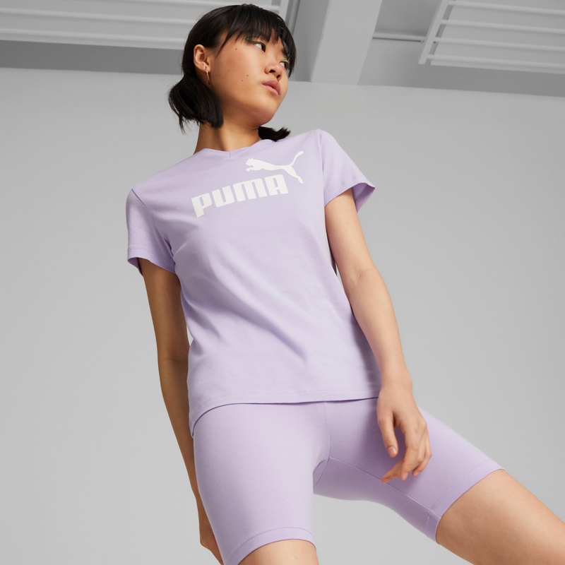 ESS V-Neck Tee W Vivid Violet