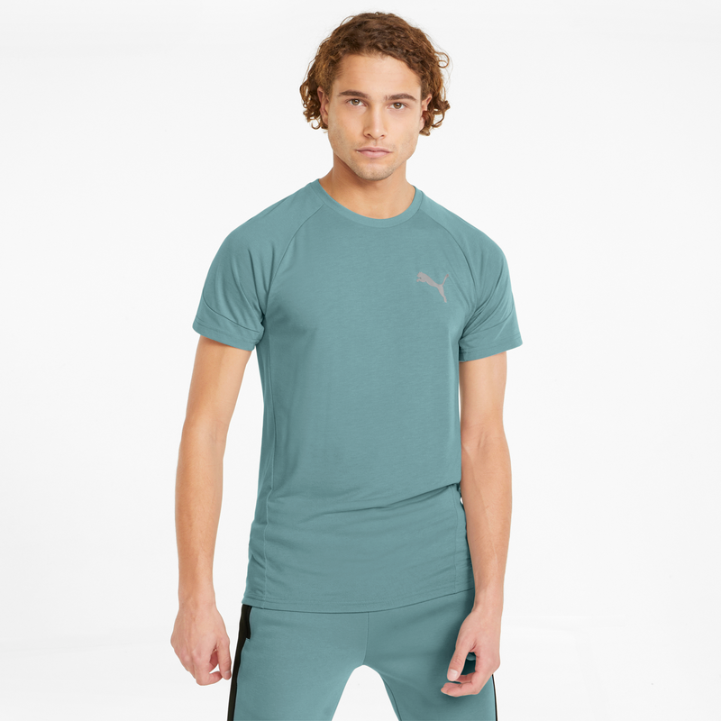 Evostripe Tee Mineral Blue