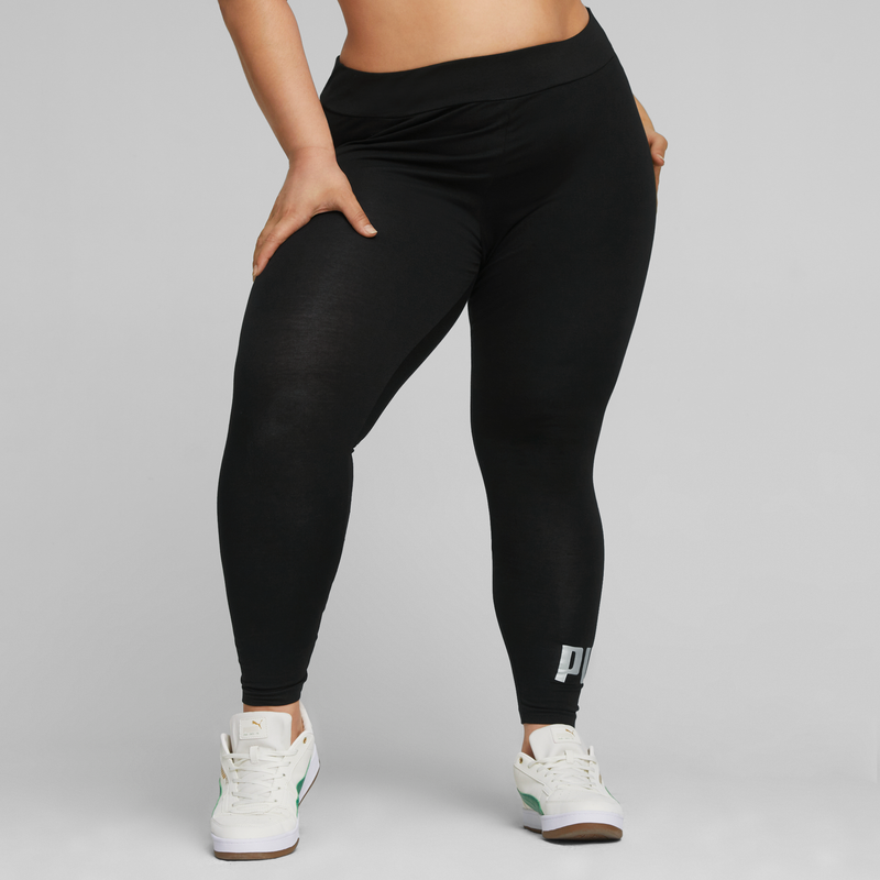 ESS+ Metallic Leggings Puma Black-Silver