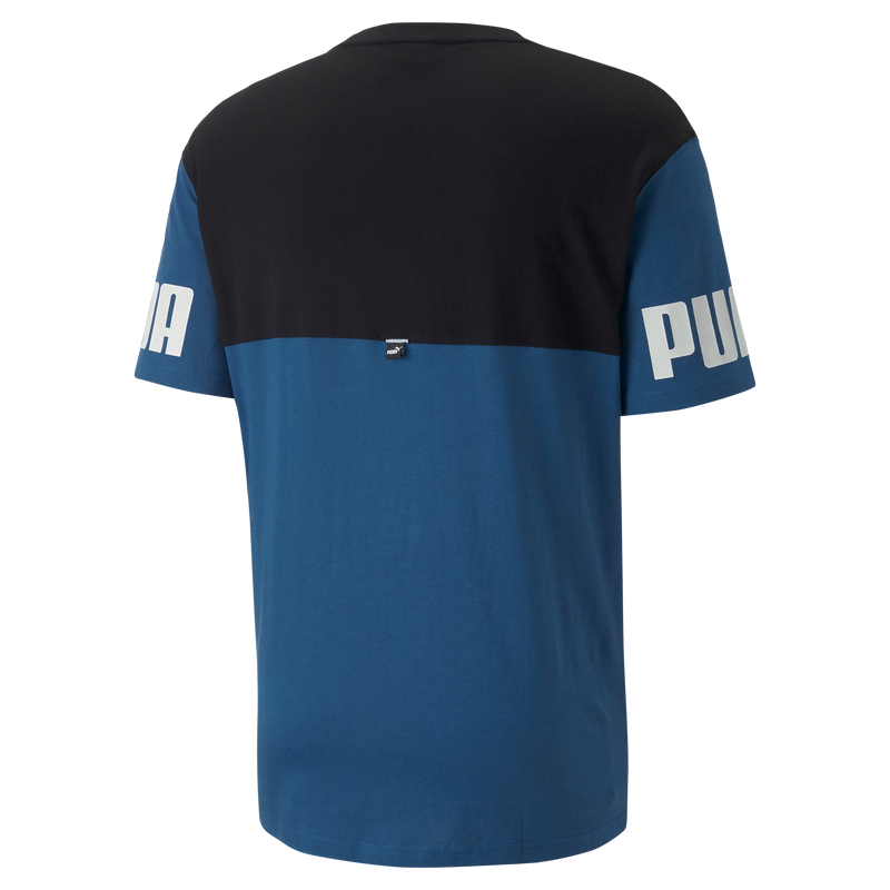 Puma Power Colorblock Tee Lake Blue